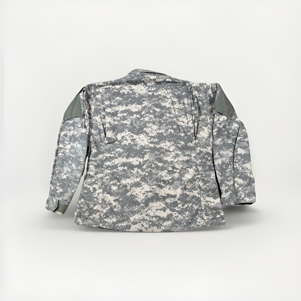US Military ACU Field Jacket Mens Medium Regular‎ Grey Digital Camo UCP Coat - Picture 3 of 10